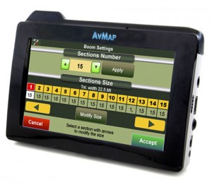 G6 Farmnavigator - sprayer settings