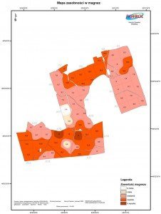 Mapa zasobności w magnez